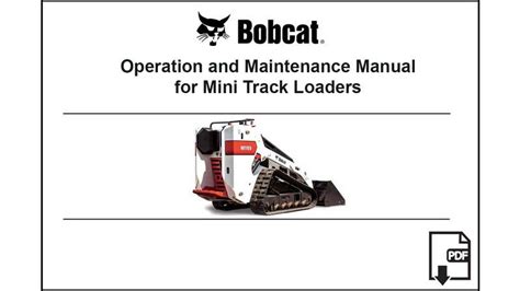 MT50 Mini Track Loader Operation and Maintenance Digital 